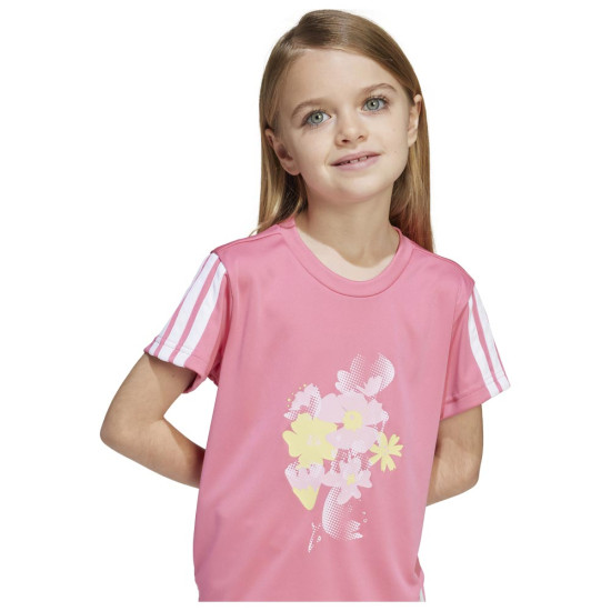 Adidas Παιδικό σετ Train-Essentials Flower Print Set Adidas Παιδικό σετ Train-Essentials Flower Print Set